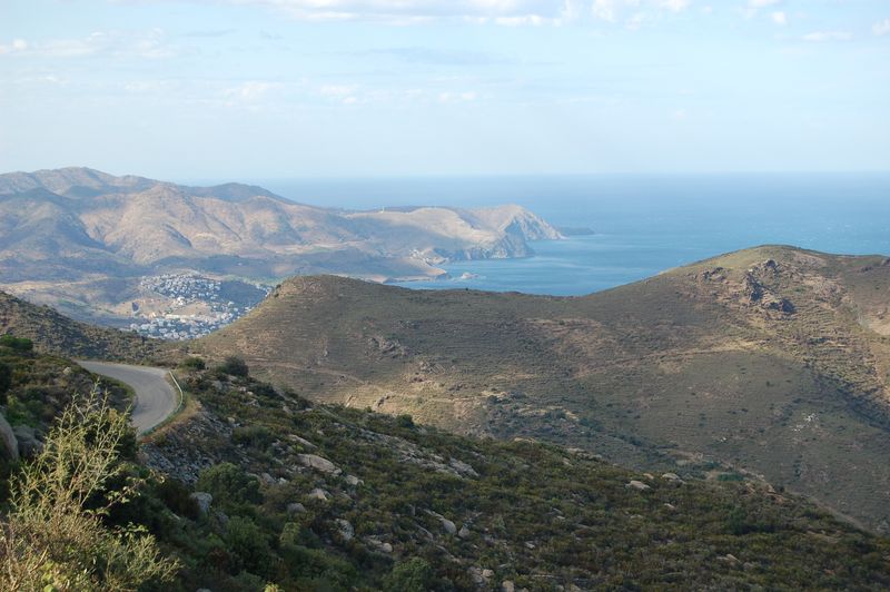Vue depuis le MonastÃ¨re de Sant Pere de Rodes
