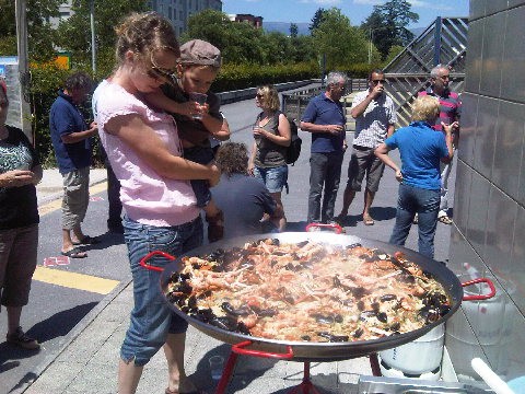 La paella de grand papa!
